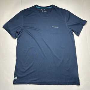 Eddie Bauer Shirt Men’s M Navy Blue Short Sleeve Casual Outdoors FreeDry